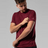T-shirt Nu bordeaux en bambou