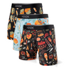 3 boxers Max 1X BBQ, 1X Pêches, 1X Muy Caliente