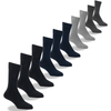 10 bas Nu Essentiel : Noir, bleu marine, gris et charcoal