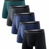 5 boxers courts Max 1X Noir, 2X Bleu marin, 1X Charcoal, 1X Vert atlantique