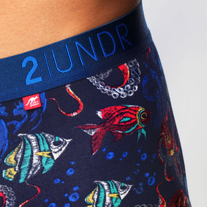 2Undr - Swing Shift Boxer Brief : Squid Row