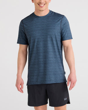 T-shirt DROPTEMP™ ALL DAY COOLING RAYURE MARQUEUR MARINE
