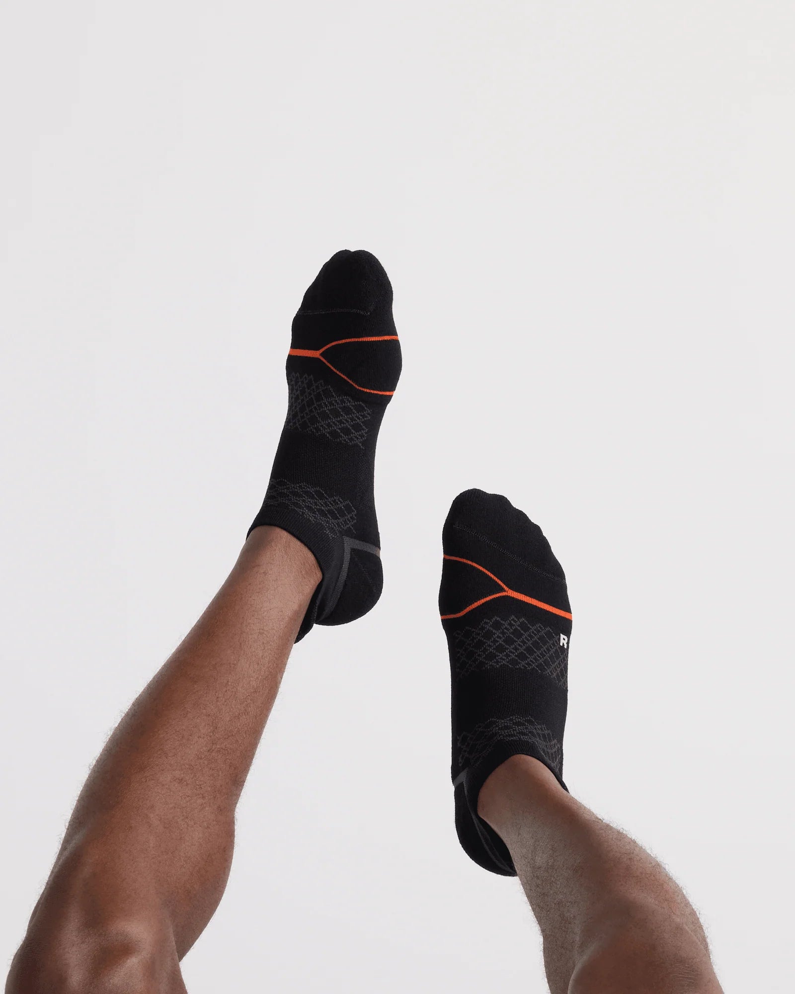 Foot Hold Black Short Socks