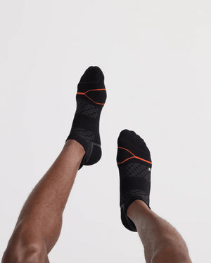 Foot Hold Black Short Socks