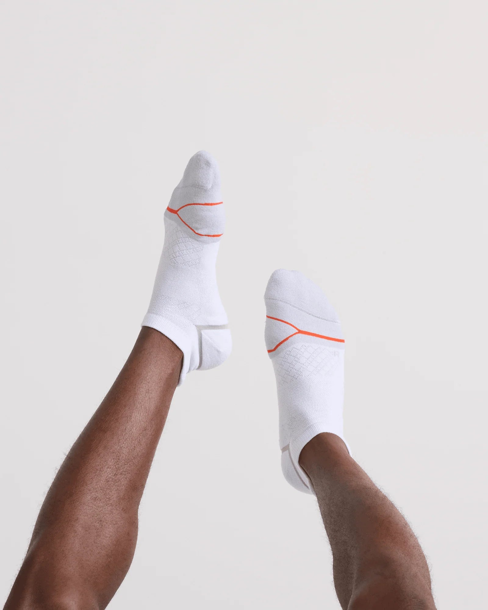 Foot Hold White Short Socks