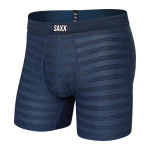 Saxx - Droptemp™ Cooling Mesh Boxer Brief : Dark Denim Heather