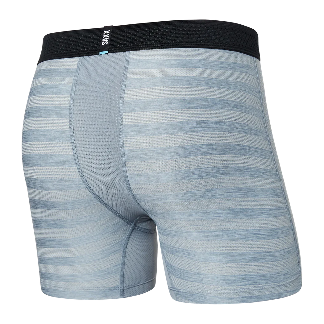 Saxx - Droptemp™ Cooling Mesh Boxer Brief : Mid Grey Heather