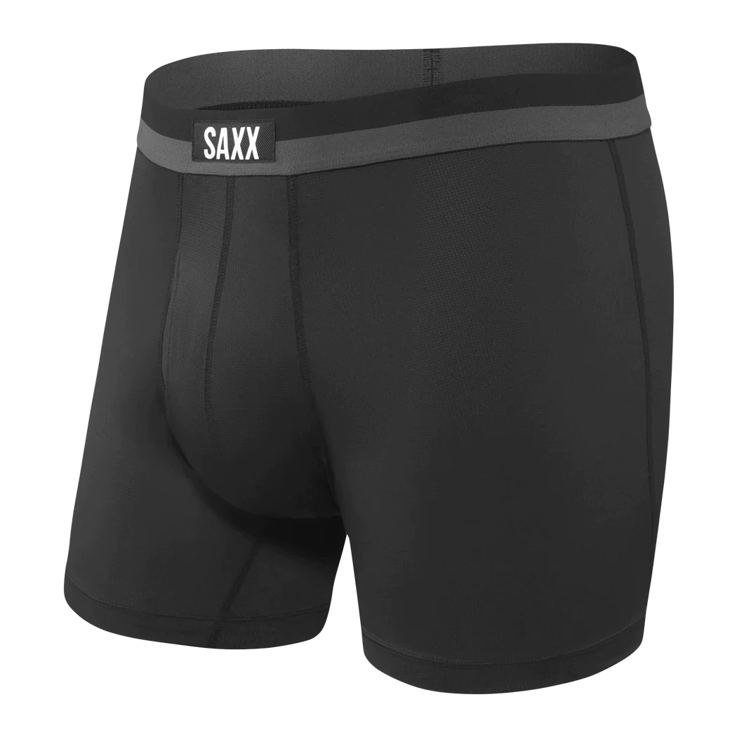 Saxx - Sport Mesh Boxer Brief : Black