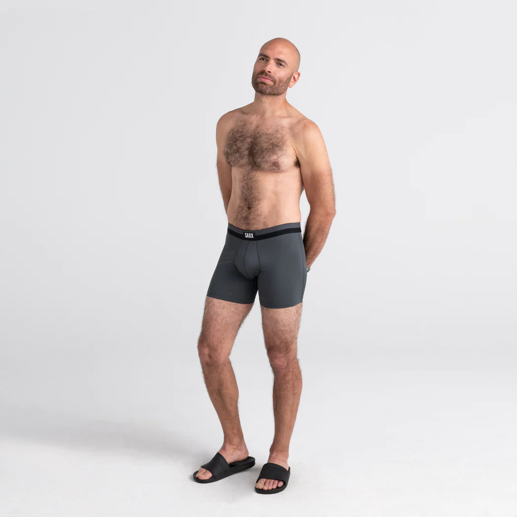 Pack de 2 boxers Sport Mesh BLACK/GRAPHITE