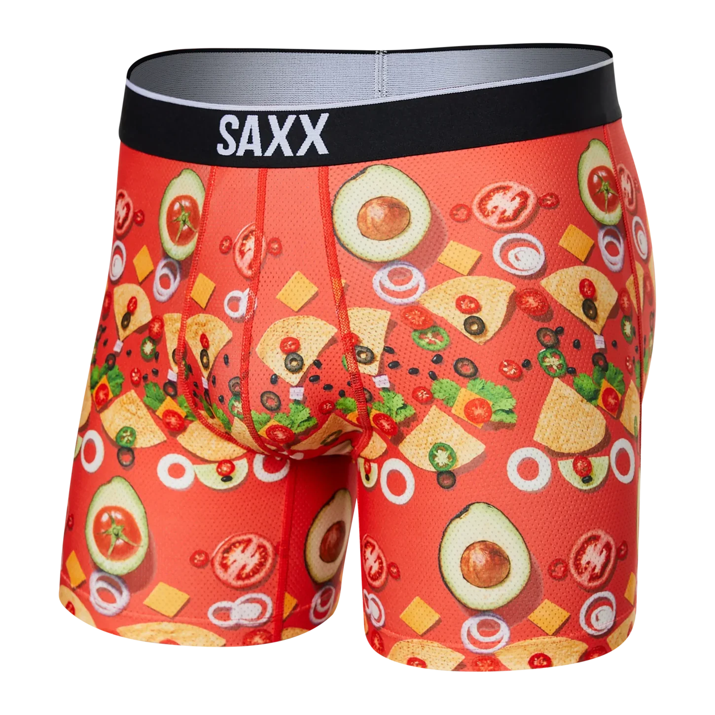 Boxer Saxx Volt DECONSTRUCTED NACHOS- RED