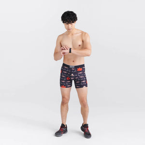 Saxx -  Volt Boxer Brief : National Pastime-Black