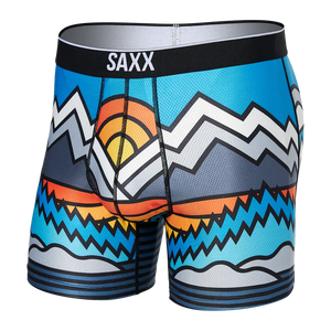 Saxx -  Volt Boxer Brief : Great Outdrawers-Blue