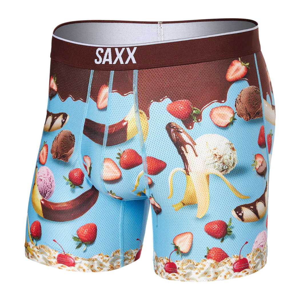Saxx - Volt Boxer Brief : Great Two Scoops Light Blue