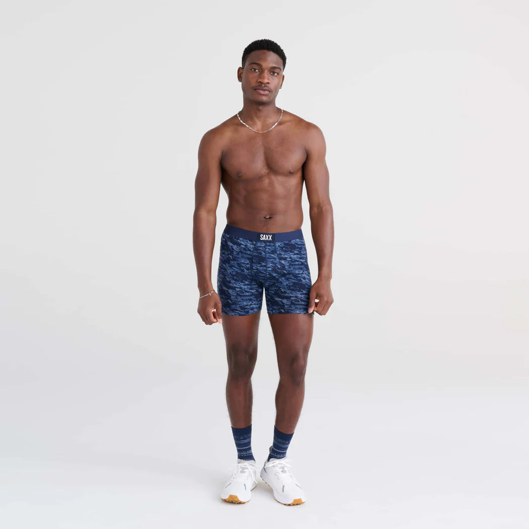 Boxer Saxx Ultradoux Basin Camo- Navy