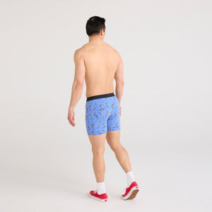 Boxer Ultra avec Ouverture CHIENS FRISBEE-BLEU VOILE