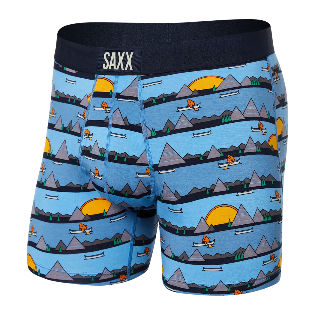 Boxer Saxx Ultradoux LAZY RIVER- BLUE