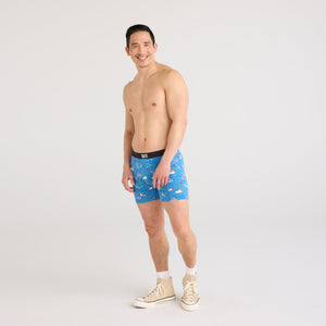 Boxer Saxx Ultradoux PROFITER DU JOUR-BLEU LAC