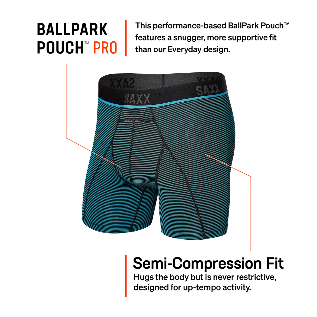 Boxer Saxx Kinetic Light Compression COOL BLUE MINI STRIPE