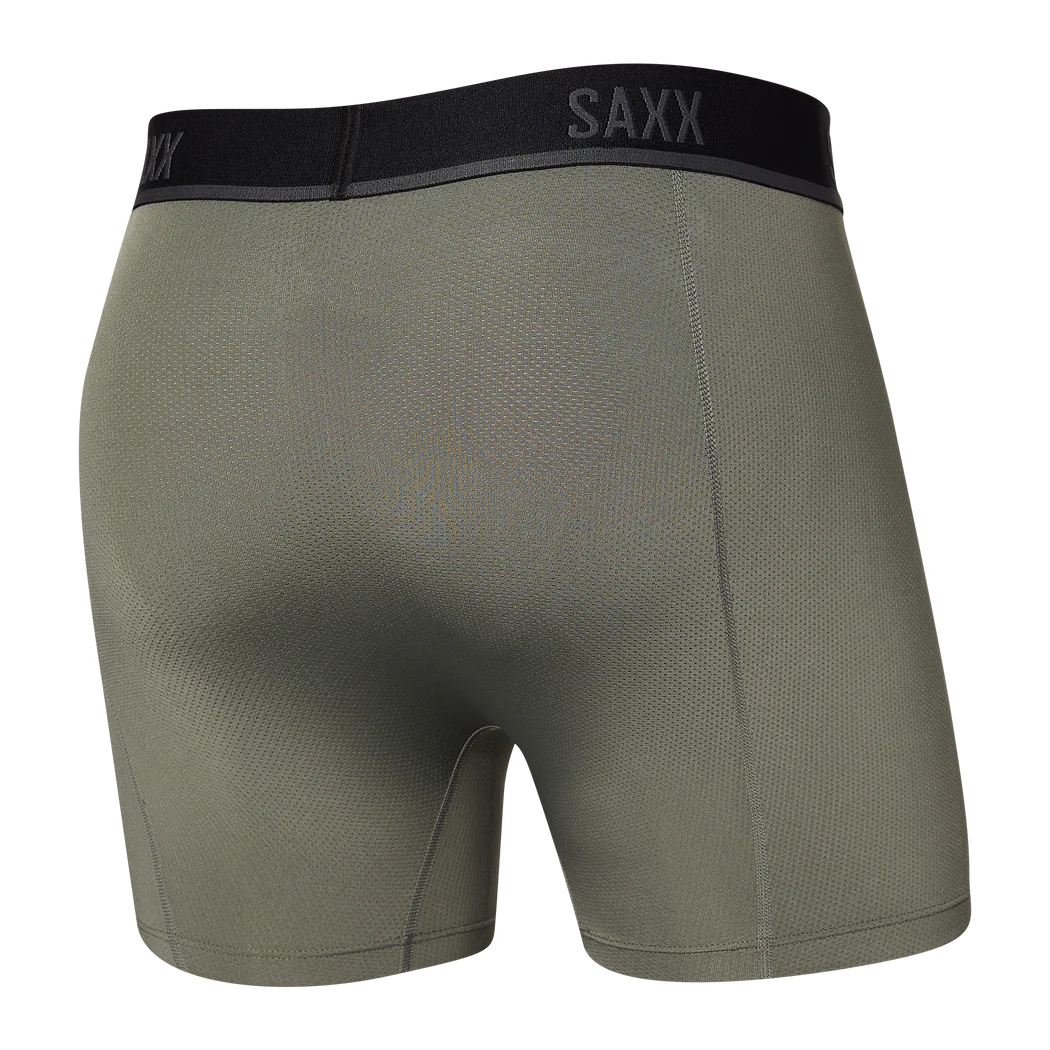 Saxx - Kinetic Light Compression Boxer Brief : Cargo Gray