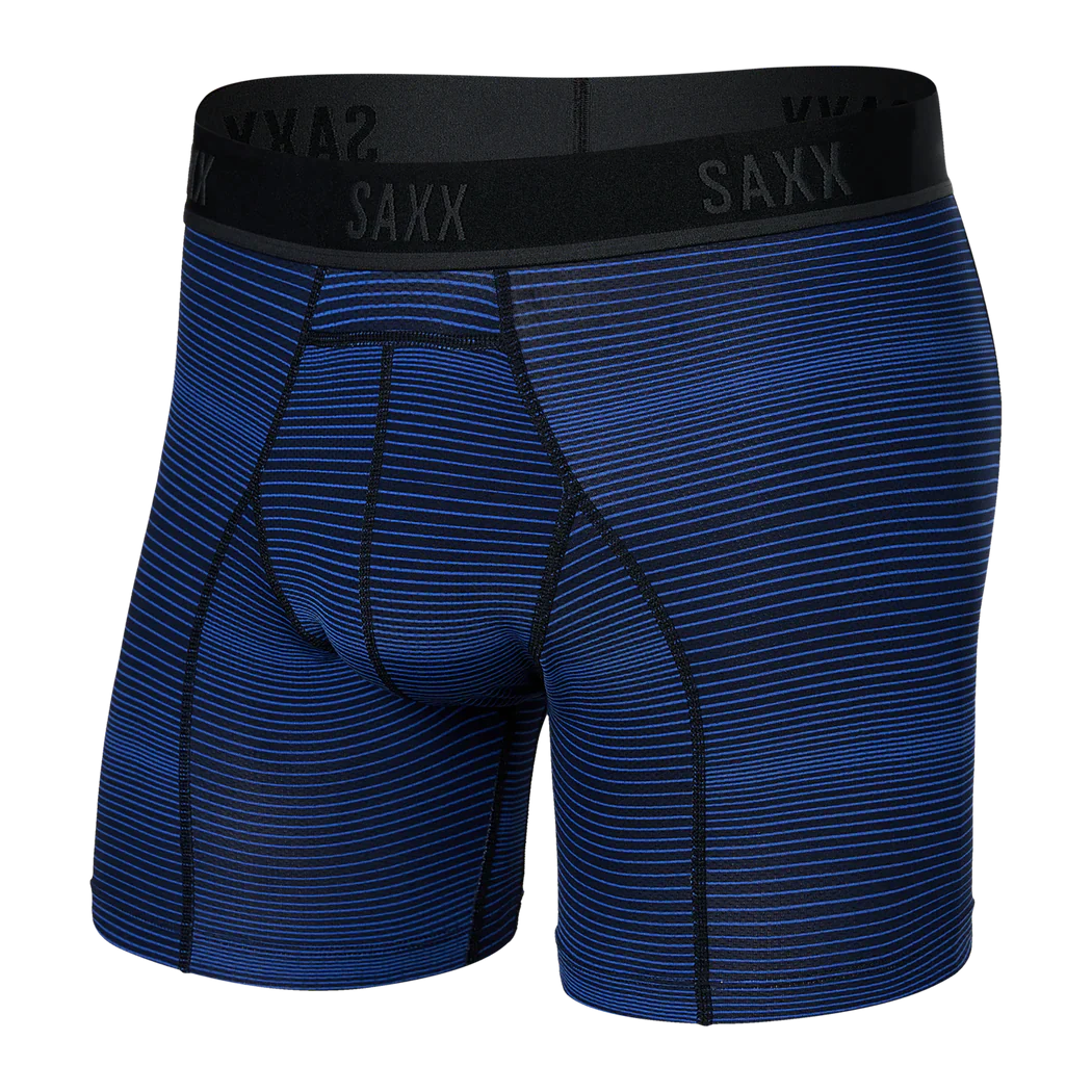 Saxx - Kinetic Light Compression Boxer Brief : Variegated Stripe