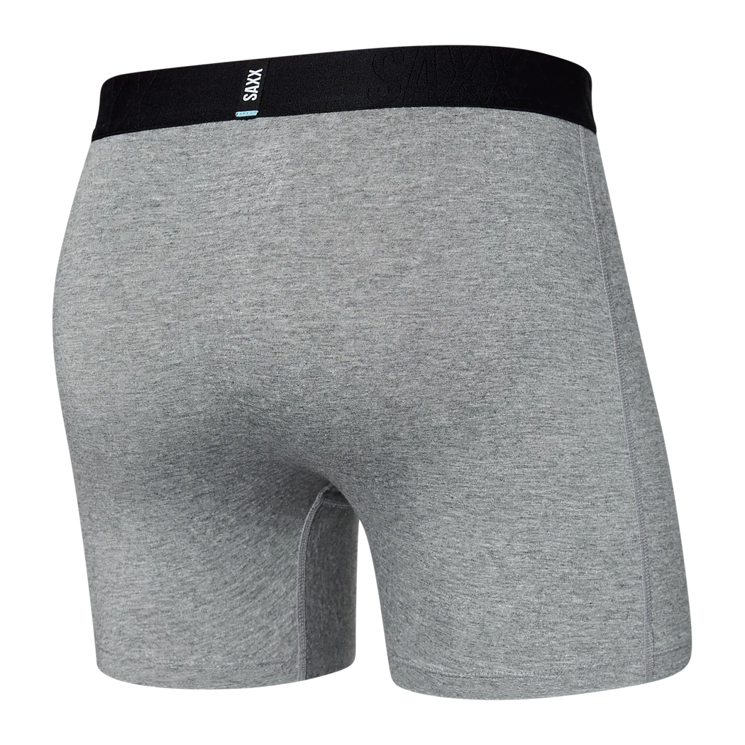 Boxer Saxx DROPTEMP™ COOLING COTTON DARK GREY HEATHER