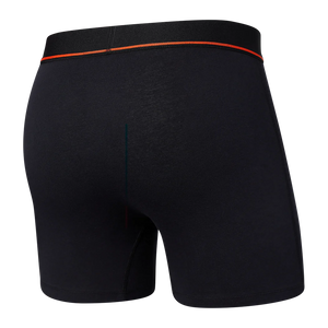 Saxx - Non-Stop Stretch Cotton Boxer Brief : Black