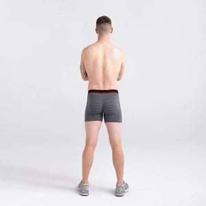 Saxx - Non-Stop Stretch Cotton Boxer Brief : Hiker Stripe-Grey