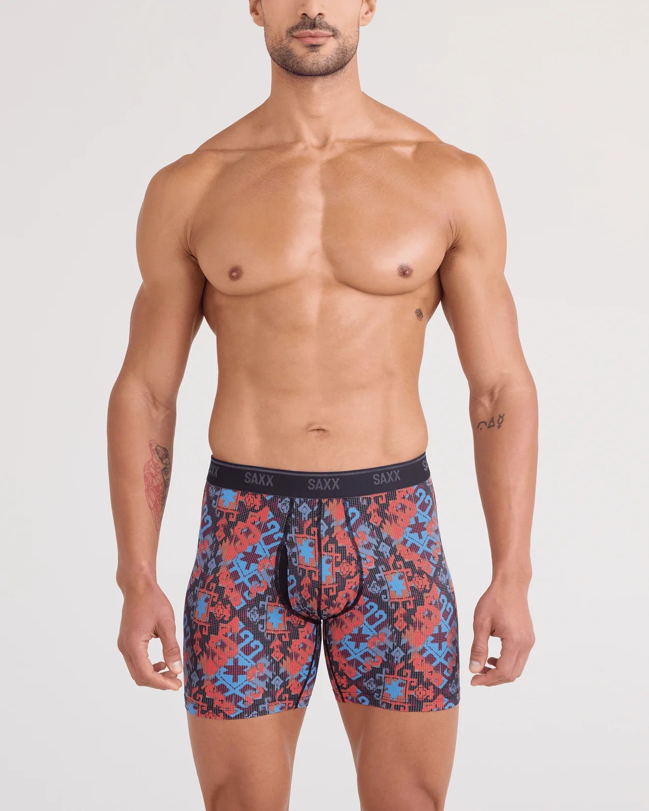 Boxer Quest Quick Dry Mesh HERITAGE WEAVE-MULTI