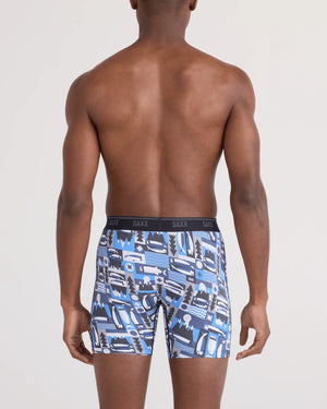 Quest Quick Dry Mesh Boxer Shorts WINTER FISHERMAN-BLUE