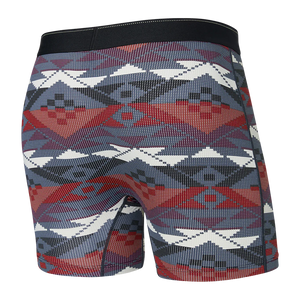 Boxer Saxx Quest Fly Asher Geo- Deep Navy