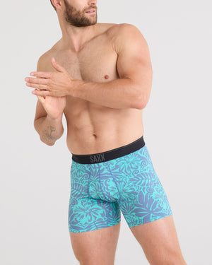 Boxer Quest FLEURS DE SURF-TURQUOISE