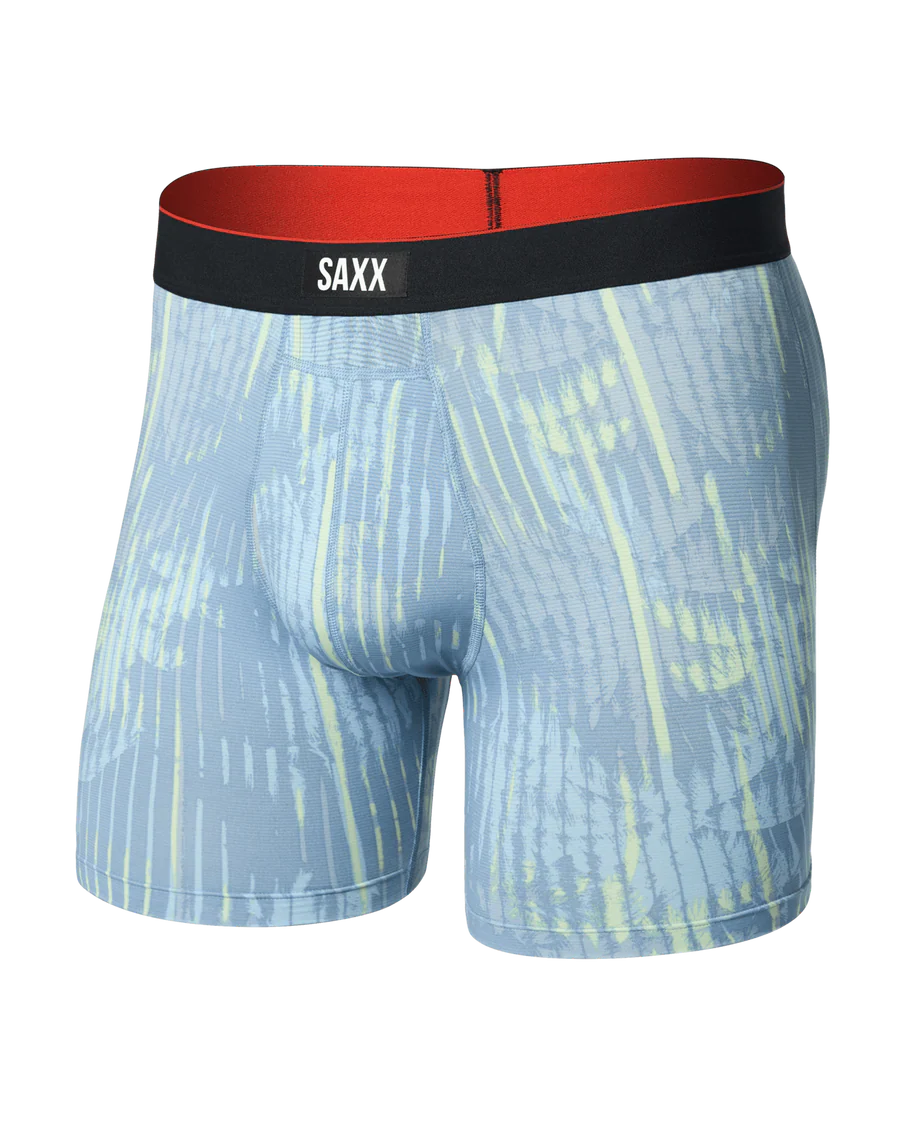 Boxer Multi Sport DENIM DÉLAVÉ À L’ÉCRAN PAUME | Saxx Underwear ...