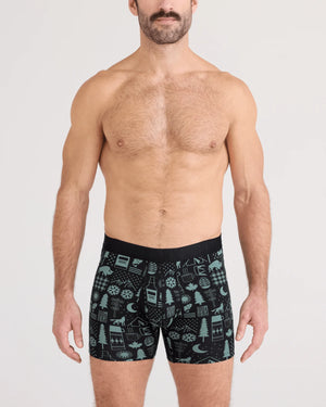 Droptemp Cooling Cotton Boxer STAMPS DU CAMP-NOIR
