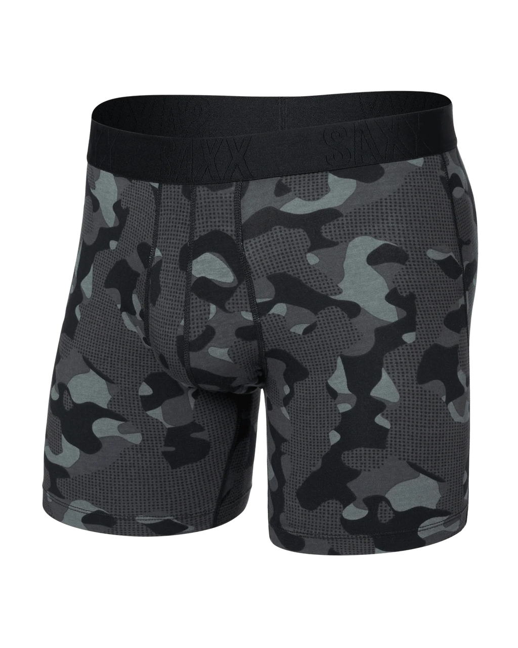 Droptemp Cooling Cotton Boxer Shorts STONE-GRAPHITE CAMOUFLAGE | Saxx ...