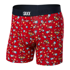 Boxer Saxx Vibe BIG BANG- RED