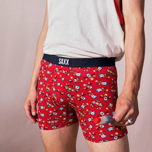 Boxer Saxx Vibe BIG BANG- RED