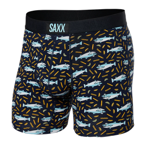 Boxer Saxx Vibe FISH & CHIPS- NAVY