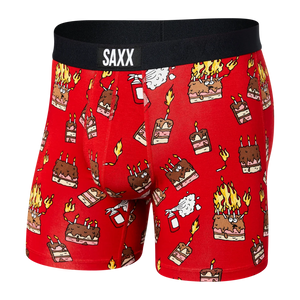 Boxer Saxx Vibe Fired Up Red