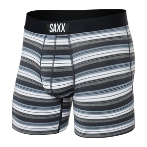 Saxx - Vibe Boxer Brief : Freehand Stripe- Grey