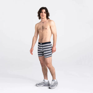 Saxx - Vibe Boxer Brief : Freehand Stripe- Grey