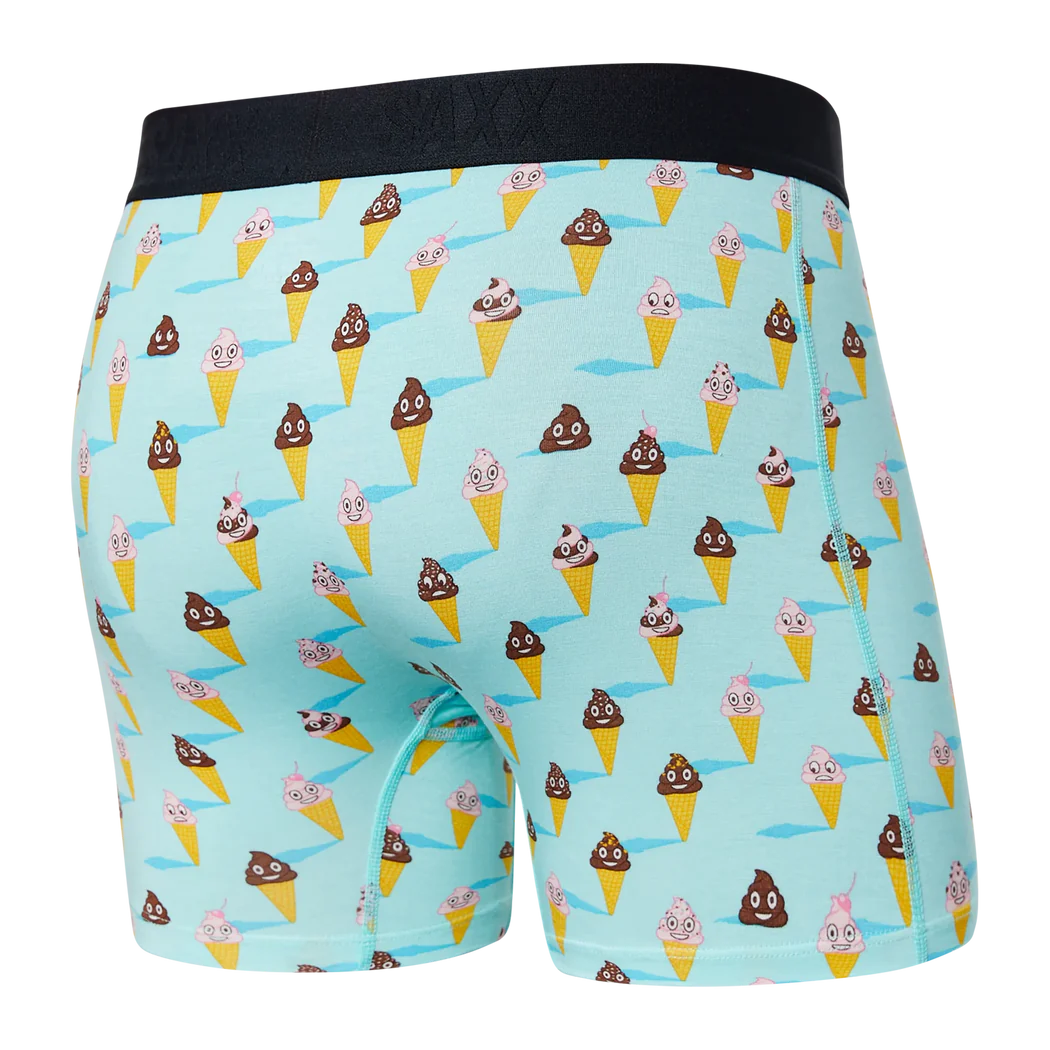 Saxx - Vibe Boxer Brief : Ice Cream Surprise- Aqua