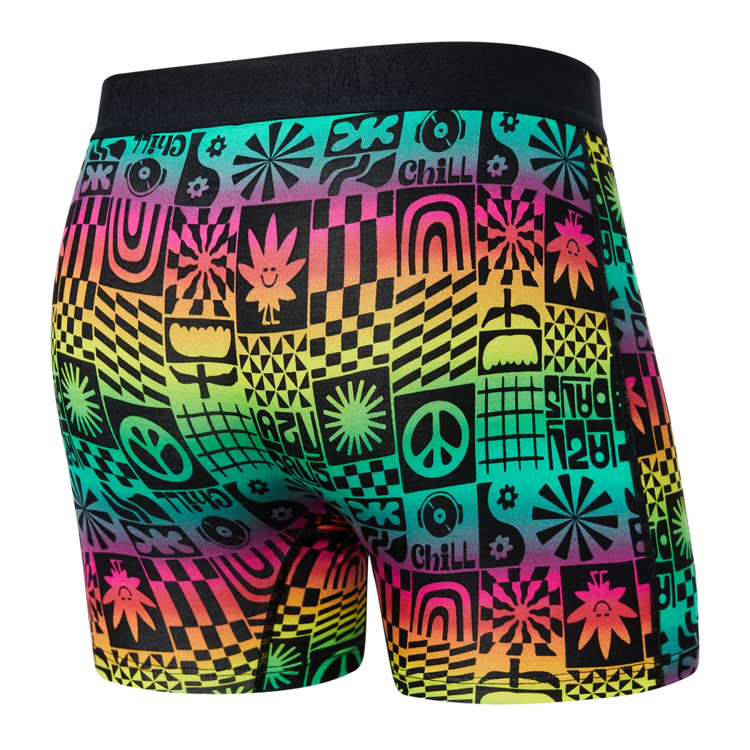 Saxx - Vibe Boxer Brief : Lazy Daze- Multi