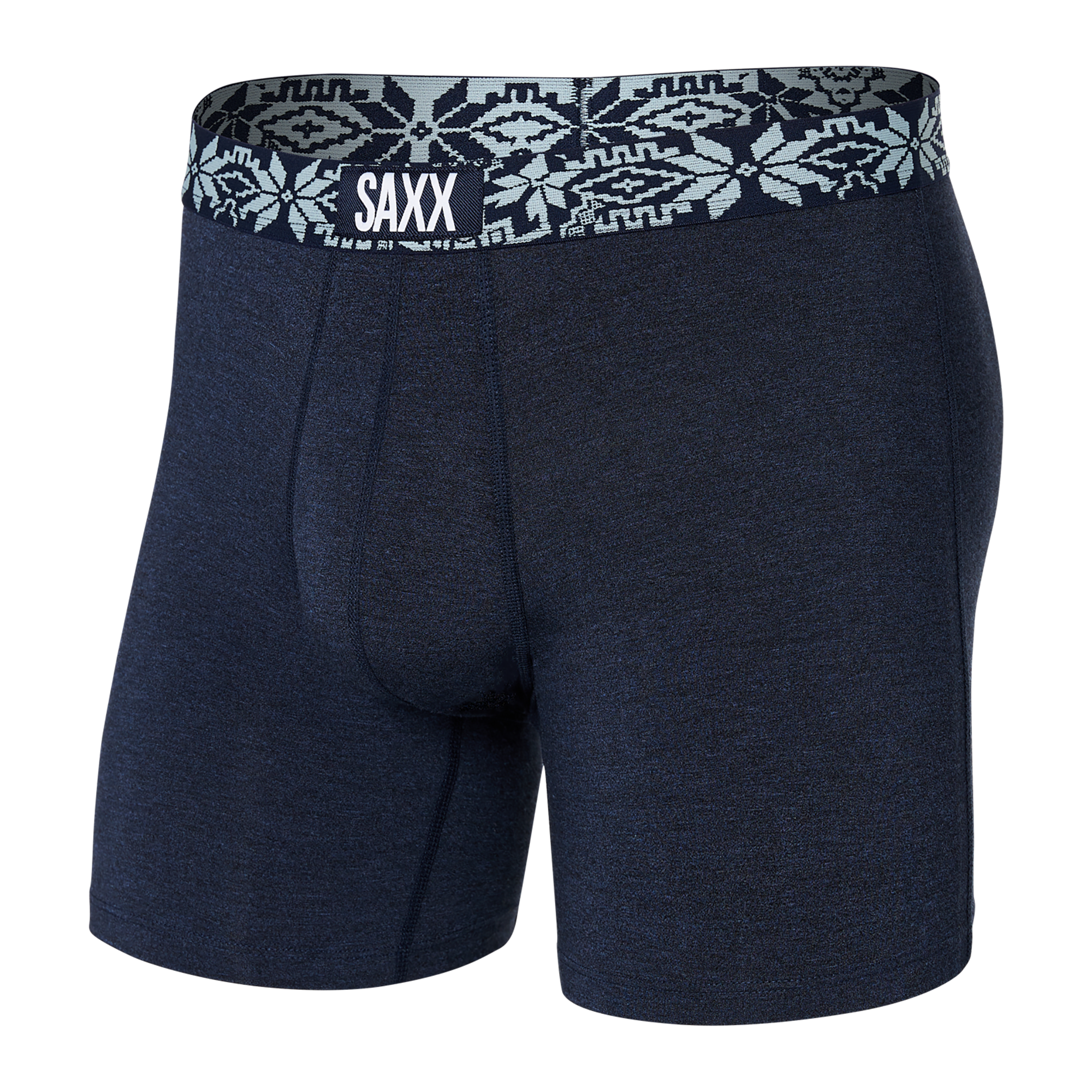 Boxer Saxx Vibe Navy Heather Holiday