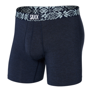 Boxer Saxx Vibe Navy Heather Holiday