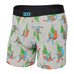 Saxx - Vibe Boxer Brief : Pants Drunk- Grey Heather