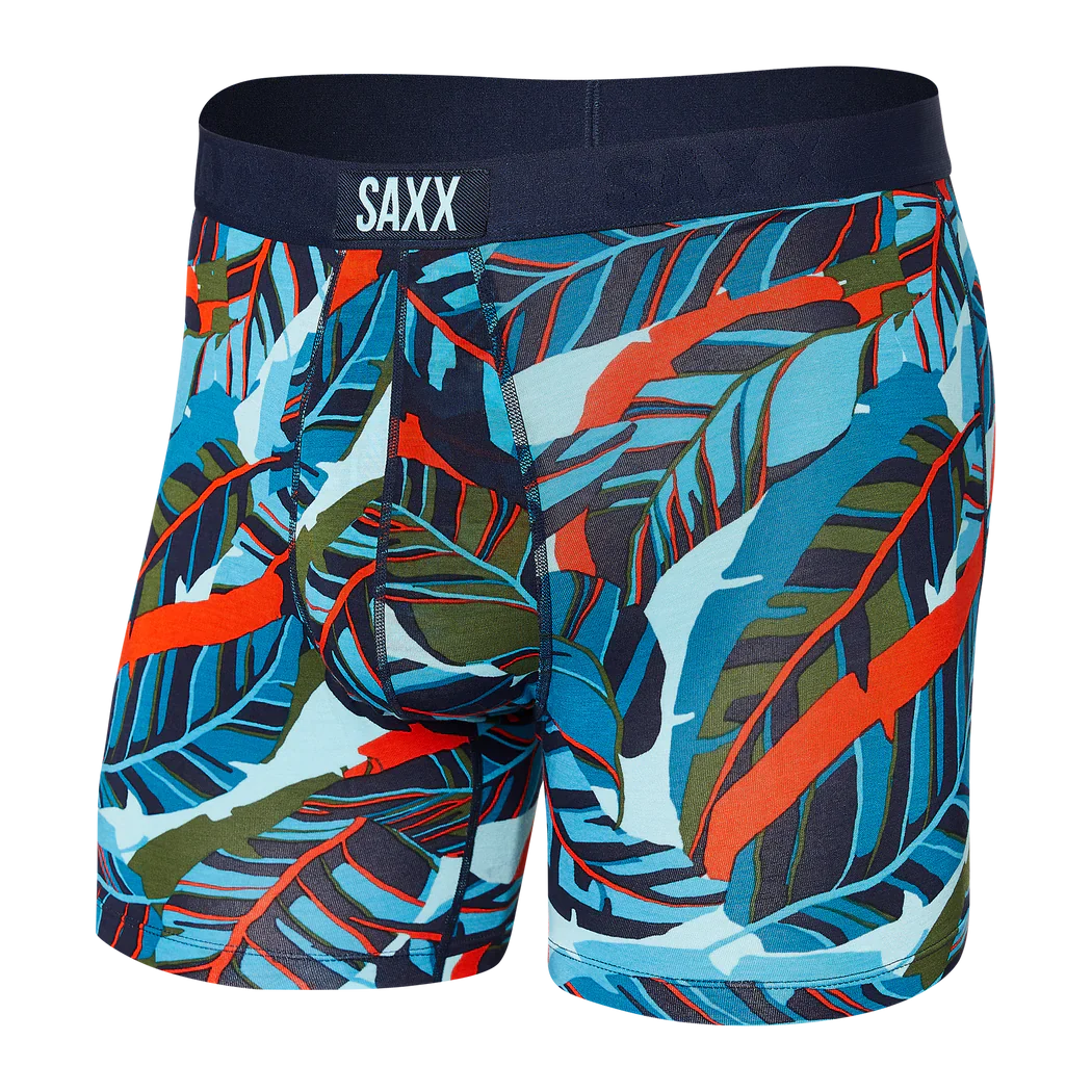 Saxx - Vibe Boxer Brief : Blue Pop Jungle