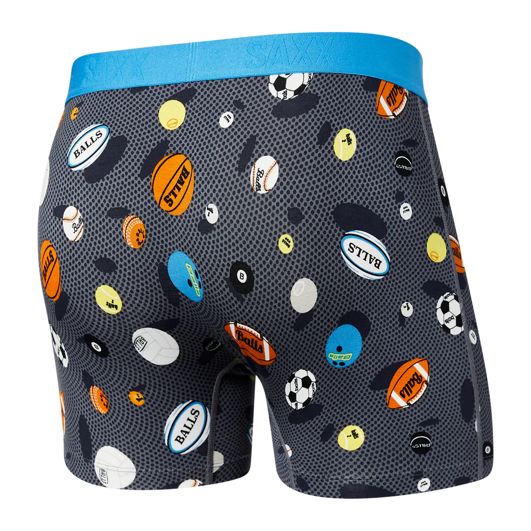 Boxer Saxx Vibe BALLS TO THE WALLS-BLACK