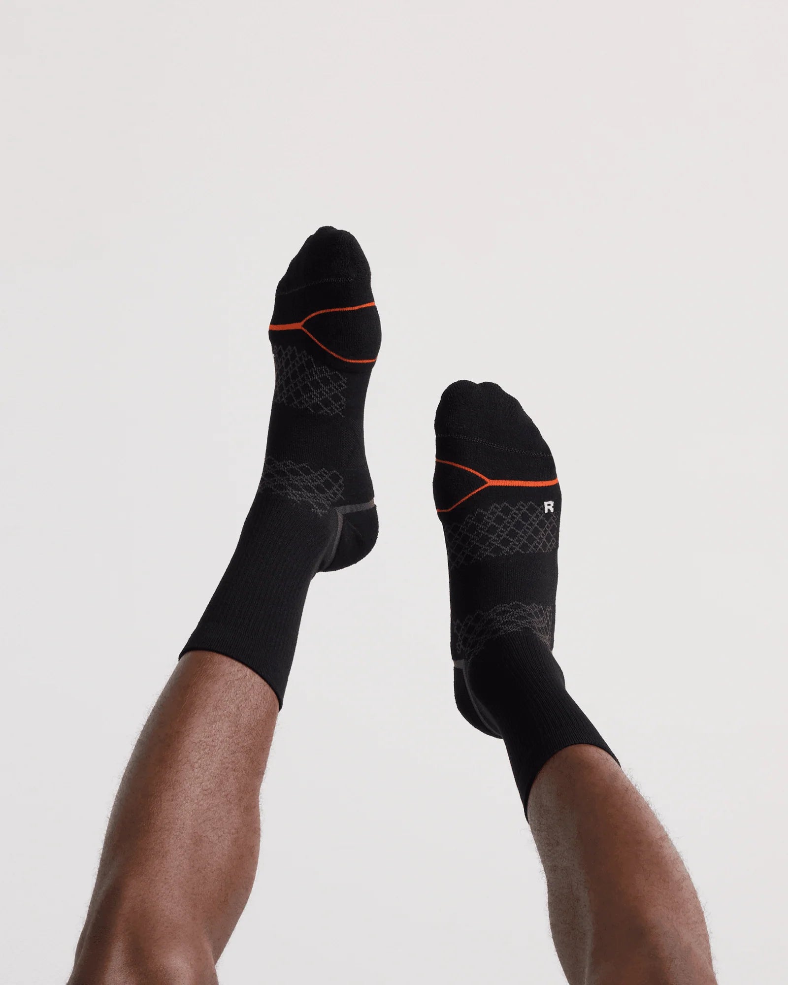 Pair of Black Foot Hold Stockings