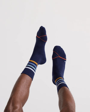 Paire de bas Good Form RAYURE BOLD BLEU