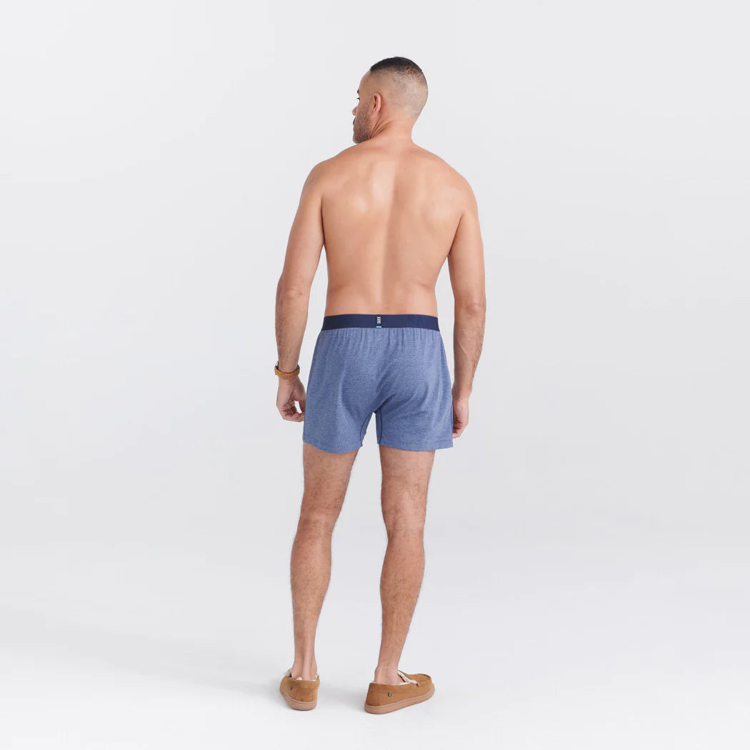 Boxer lousse Saxx DROPTEMP™ COOLING SLEEP DARK DENIM HEATHER